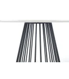 BROADWAY TABLE - WHITE MARBLE, LEG - BLACK order